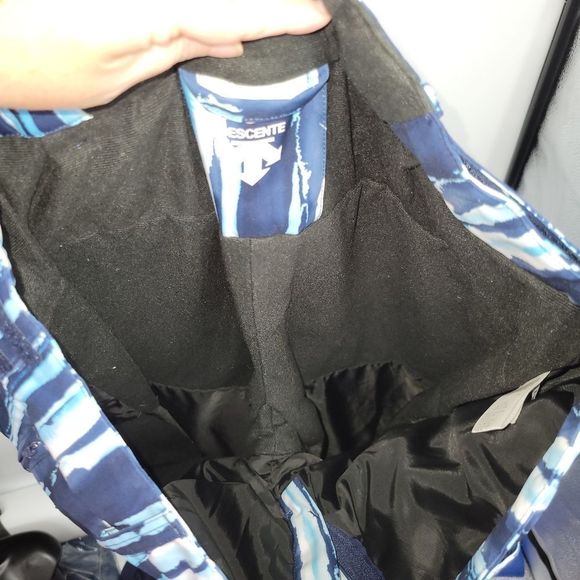 Descent Norah Women’s Insulated Snow Ski Stripe Pattern blue white pants Size 8 - Picture 12 of 12